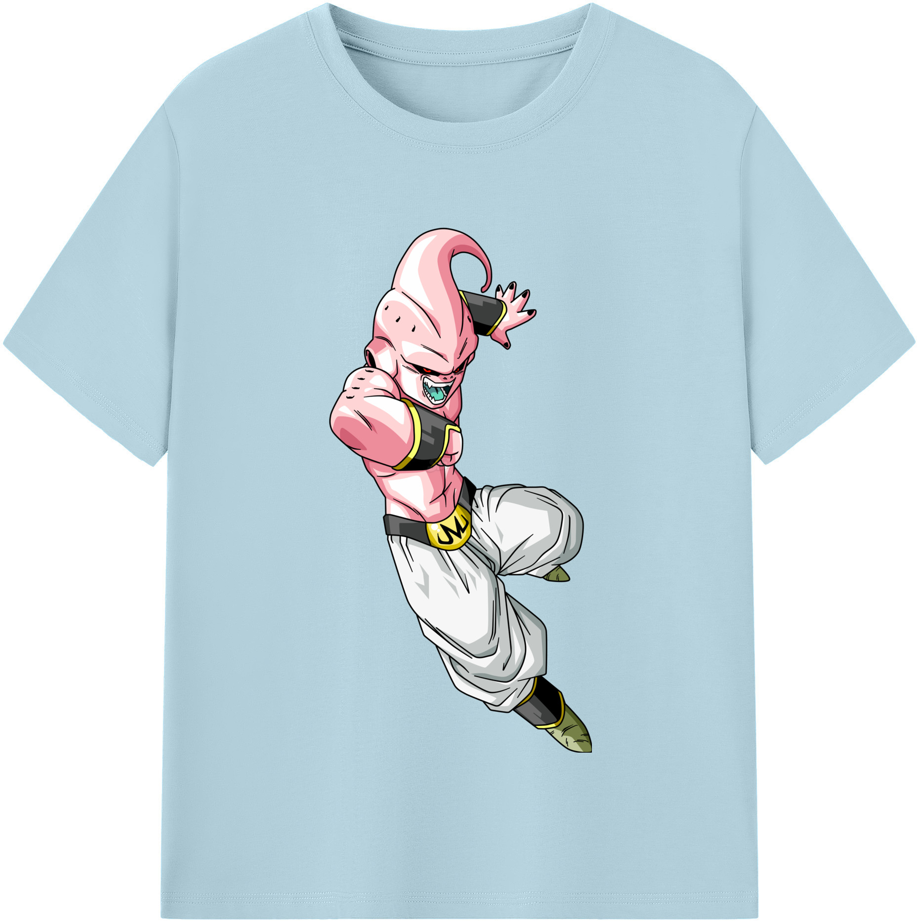 （画像用） ドラゴンボール 魔人ブウ DRAGON BALL Majin Buu 綿100％半袖Tシャツ（フロントプリント）